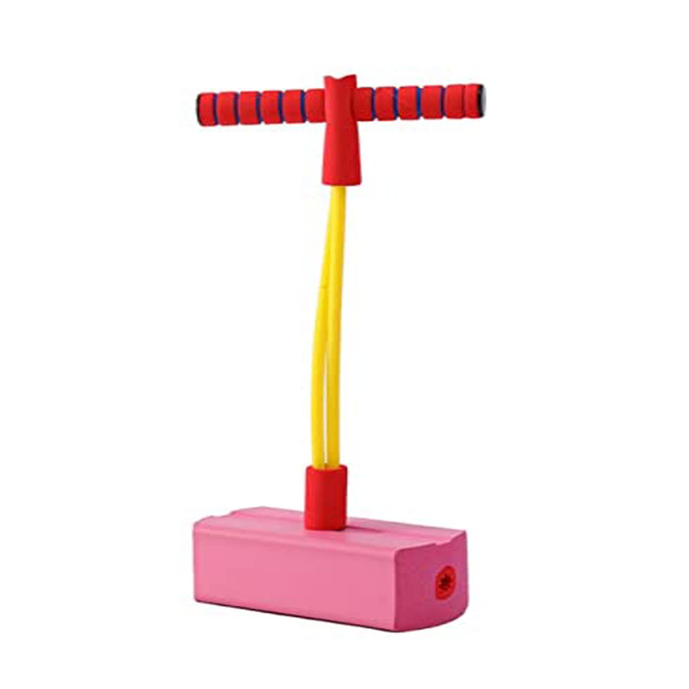 Kutis Foam Pogo Stick Bungee Jumper for Kids Outdoor Toys, Foam Bouncing Toy for Kids Age 3 and up, Squeaky Sounds Pogo Sticks. 24 x 12 x 50centimeter