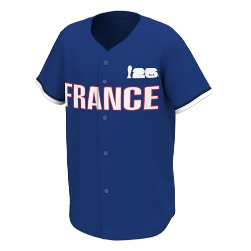 Image of Outerstuff FIFA World Cup 2026 Mens Short Sleeve Button Front Baseball Jersey