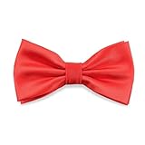 STUFENLOS VERSTELLBAR: Unsere gebundene Bowtie passt den gängigen Kragenweiten (30-52 cm) und ist leicht verstellbar, was eine bequeme und perfekte Passform gewährleistet.