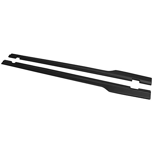 Side Skirts Compatible With 2015-2021 Dodge Challenger, SXT Style Black PP Left Hand Right Hand Driver Side Passenger Side by IKON MOTORSPORTS