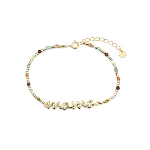LUXENTER Pulsera Mama Plata de Ley 925