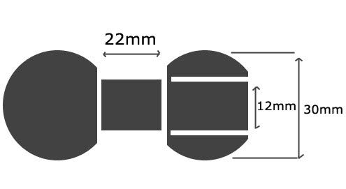 Lucchetto di sicurezza Meroni Luccotto 3388 rosso