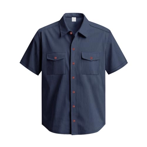 Chemise hawaïenne homme noire boutonnée au design casual chic