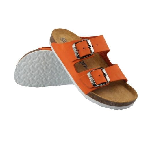 Image of Kids' 100% Genuine Leather Sandals - Comfortable Smart Foam Footbed, Adjustable Straps, Durable Non-Slip Sole and Stylish