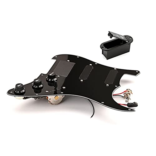Pickguard chargé micros Pick-up Humbucking Chargé Pickguard-black, Ssh Kit De Ramassage De Guitare - Les Beatles, Paul McCartney, John Lennon, RIngo Starr, George Harrison Pickguard chargé micros Pick-up Humbucking Chargé Pickguard-black, Ssh Kit De Ramassage De Guitare – Image 6
