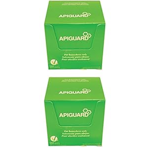 Apiguard Two Boxes of Ten 50g Trays – 2 Trays per hive Recommended (20) – for Control of Varroa Mites in Honey Bee Hives