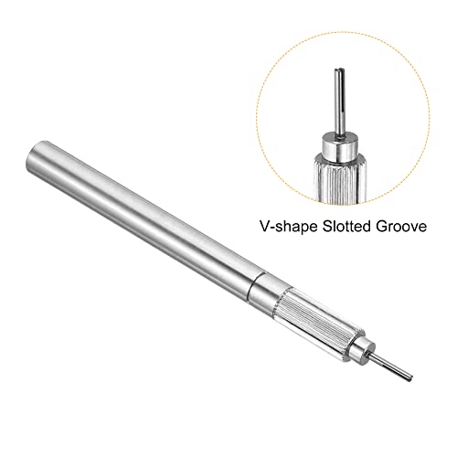 Patikil Paper Quilling Tool, Metal Slotted Needle Pen Curling Rolling For Strips Diy Art Crafts, Silver #TOP3