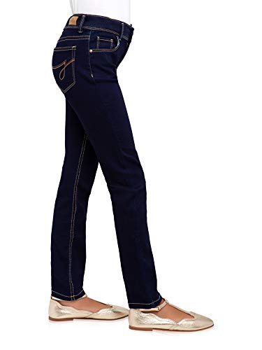 Jordache Girls Be Amazing Premium Skinny Jeans, Slim & Regular (Dark Rinse Enzyme Wash) (5 Regular) #TOP1
