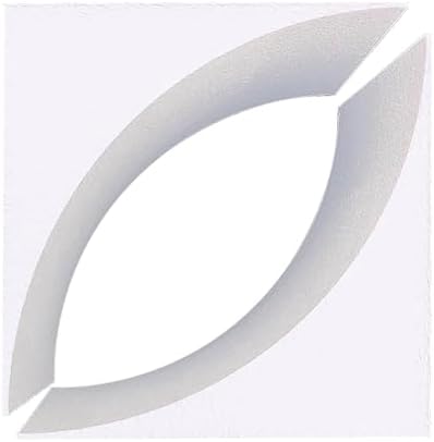 Arch Drywall Doorway Kit - Lightweight Foam Half Circle Trim for Hallway, Cafe & Bedroom - DIY Rounded Door Arch Styling (15.7"x15.7"x15.7")