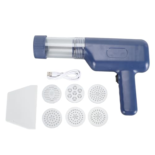 Máquina para Hacer Pasta Eléctrica de Mano, Máquina para Hacer Fideos Inalámbrica USB, Máquina Automática para Hacer Pasta, Máquina Prensadora de Fideos para Espaguetis Caseros,