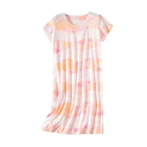 Photo de Generisch Ma dernière commande à manches courtes, chemise, imprimé décontracté, robe de nuit Goblin, Orange, L