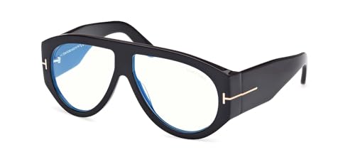 TOM FORD Herren TOM FORD FT5958-B 001 Optische Fassungen Acetat Schwarz  Pilot Normal
