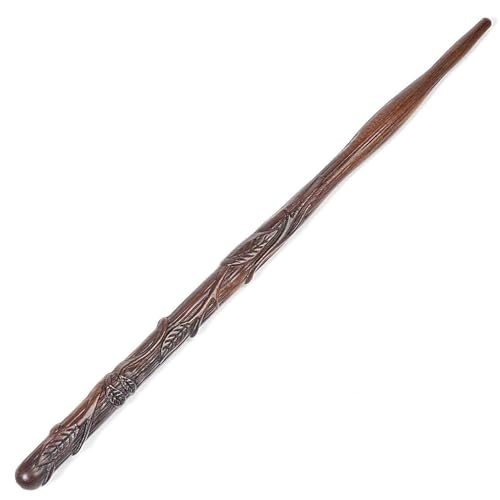 Handicraftviet Liana Wand - Hand Carved Real Wood Magic Wand, Great Gift for Adults, Kids, Birthdays, Graduations, Halloween, Christmas