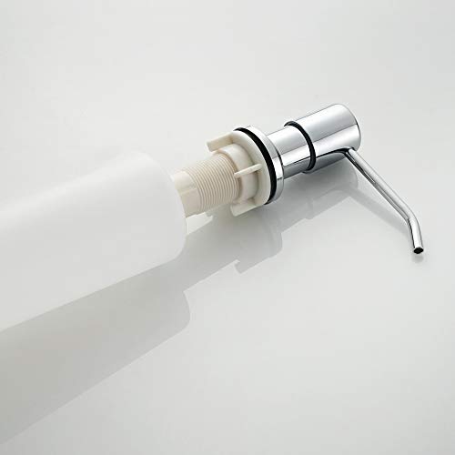 Ibergrif M34027 Kitchen Sink Soap Dispenser, Built in 500ml Liquid, Replacement Sink Dispenser Pump, for Bathroom and Dish Lotion Sink, 360° Rotation Nozzle, Stainless Steel, Silver - Cosy Home Interiors Ibergrif M34027 Kitchen Sink Soap Dispenser, Built in 500ml Liquid, Replacement Sink Dispenser Pump, for Bathroom and Dish Lotion Sink, 360° Rotation Nozzle, Stainless Steel, Silver - Image 6