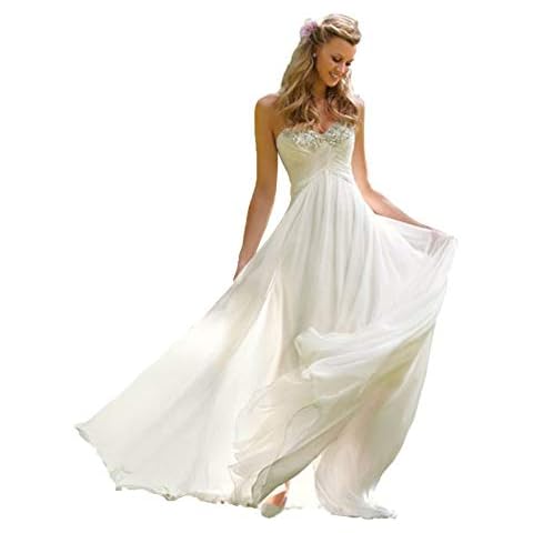Babygirls Beach Wedding Dress Plus Size for Woman Long Wedding Dresses Lace Chiffion for Bride 2020 Pearls Bride Gowns Cover