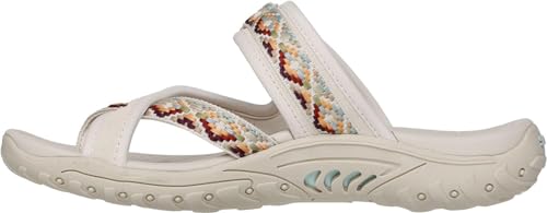 Skechers - Womens Reggae - Day-Dreamers Sneakers, Color Natural/Multi, Size: 9 M US