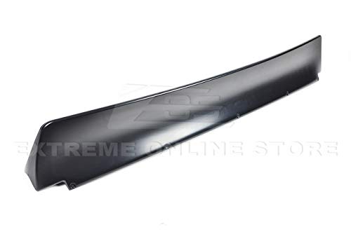 Extreme Online Store For 1989-1994 Nissan 240Sx S13 Hatchback | Rocket Bunny Style Abs Plastic Primer Black Rear Trunk Lid Wing Lip Spoiler #TOP6