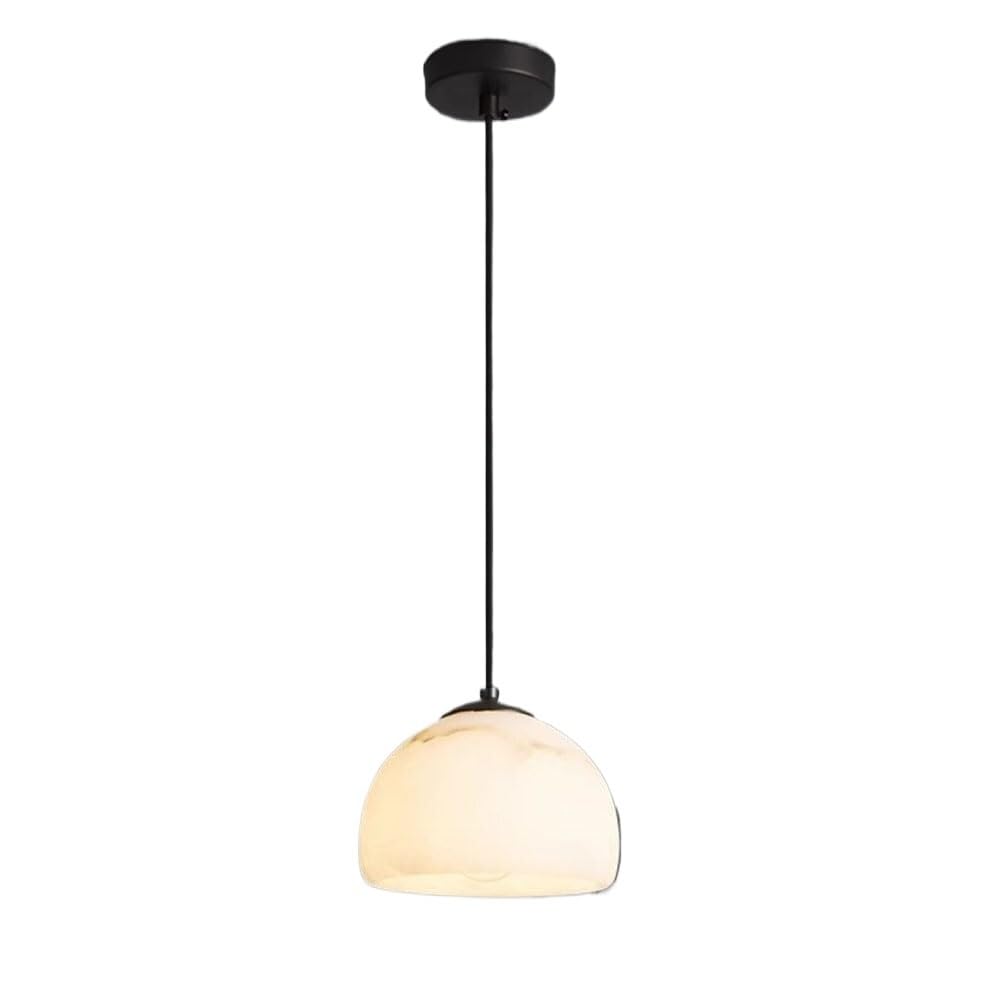 Industrial Natural Marble Pendant Lamp Minimalist Alabaster Hanging Light