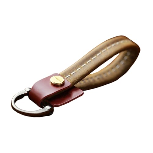 Porte-clés cuir pour voiture anti-perte accessoire élégant