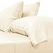 Cariloha Classic Bamboo Sheets 4 Piece Bed Sheet Set - Softest Bed Sheets and Pillow Cases (Full, Ivory)
