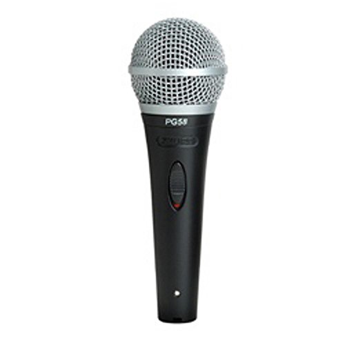SHURE PG58 ダイナミックマイク、動作確認済み、良い品。 Amazon | Shure PG58-XLR Cardioid Dynamic Vocal Microphone with XLR