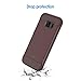 JETech Slim Fit Case for Samsung Galaxy S7 Edge 5.5-Inch, Thin Phone Cover with Shock-Absorption and Carbon Fiber Design (Plum)