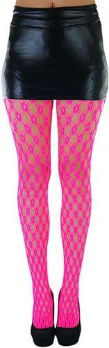 Image of ToBeInStyle Women's Large Mesh Fishnet Patterned Pantyhose Tights