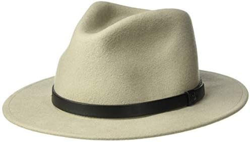 Brixton Men's Messer Medium Brim Felt Fedora Hat