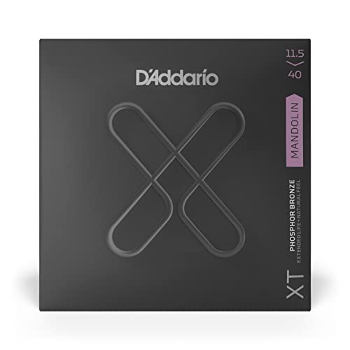 D’Addario Cordes XT pour mandoline XTM11540, bronze phosphoreux, Custom Medium, 11.5-40 - Les Beatles, Paul McCartney, John Lennon, RIngo Starr, George Harrison D'Addario Cordes XT pour mandoline XTM11540, bronze phosphoreux, Custom Medium, 11.5-40 – Image 3