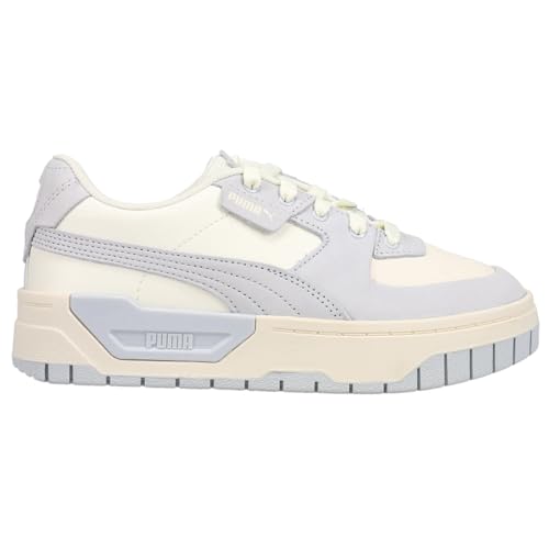 PUMA Womens Cali Dream Platform Lace Up Sneakers Shoes Casual - Grey, Off White