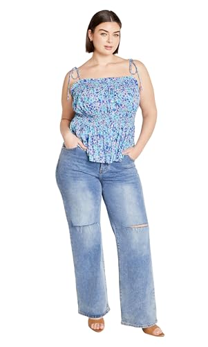 City Chic Women's Plus Size Top - Lyla Print, 18