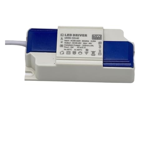 JAQVCTSC Controlador Led, Fuente de alimentación, balastro, Transformador de Corriente Constante for el hogar, 12 Corriente Constante, 8W24W, lámpara de Techo de Panel 36(5W30 40V120mA)