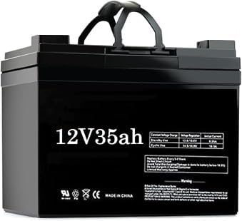 Battery 12 Volt 33ah Marine Deep Cycle HI Performance Battery Ideal for Boats and 18-35lb Minn Kota, Minnkota, Cobra, Sevylor and Other Trolling Motor Replaces 12V 35AH, Group U1 Beiter DC Power