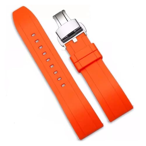 Bracelet de montre caoutchouc 20mm premium finition mate