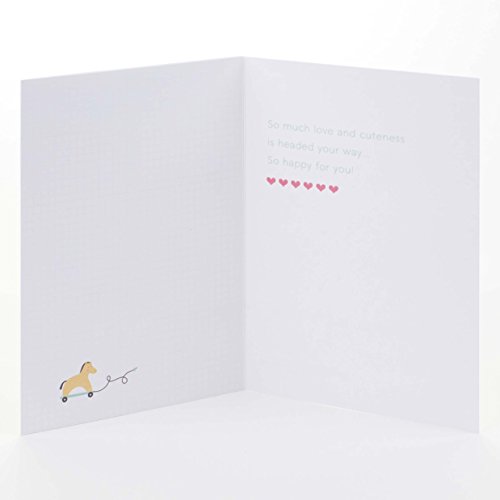 Hallmark Signature New Baby Congratulations Greeting Card, Baby Icons #TOP1