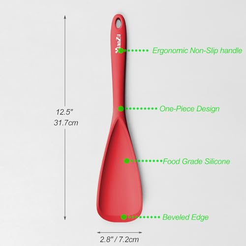 Silicone Cooking Spoon Spatula For Non-stick Cookware - image 2