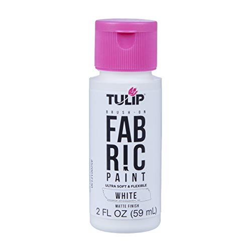 Tulip Soft Paint Peggable 39420 Sfpt Opstk Soft Matte White 2Oz