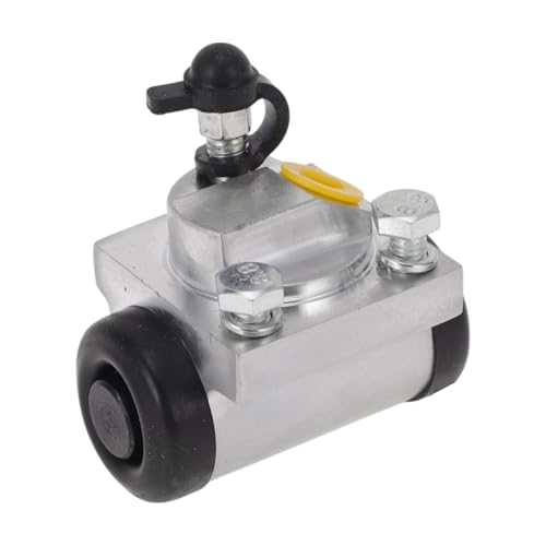 TUCKBOLD Rear Left Brake Wheel Cylinder No.4514200518 Drum Brake Cylinder for Smart Fortwo 2004-2015 Aluminum Alloy Silver Tone 1 Pcs