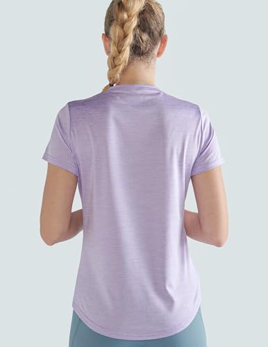 Image of 5 Pack Women's Quick Dry Short Sleeve T Shirts, Athletic Workout Tee Tops for Gym Yoga Running