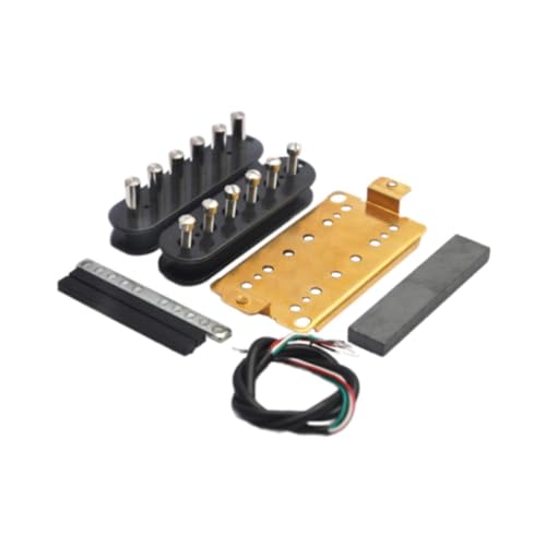 DYNWAVE DIY Guitar Pickup Kits Double Coil Easy Installation Lightweight Sturdy Guitar Accessories Guitar Parts Humbucker Pickup, Bridge 52mm
