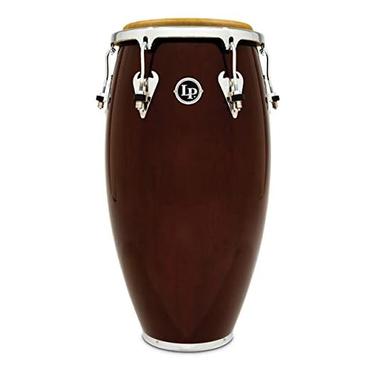 LP Matador M754S-W Wood 12 1/2" Tumbadora (Dark Brown/Chrome)