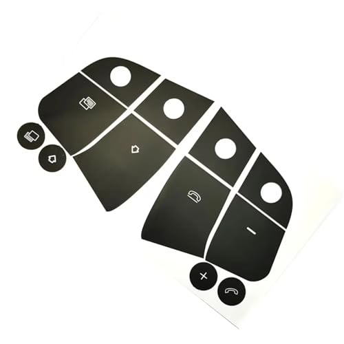 Autocollant pour bouton de lève-vitre Mercedes W251 W164 bouton poussoir