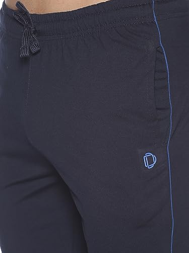 Image of Dollar Cotton Rich Fabric Solid Men's Shorts | Contrast Piping | One Side Zipper Pocket with Embossed Branding | Self Waistband with Drawcord | Wide Array of Attractive Colours