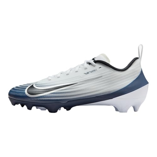 Best Nike Football Boots for Strikers - Top Picks 12 Nike Vapor Speed 3 Football Cleats (HM8849-103, White/Midnight Navy/Metallic Silver/Black) Size 11