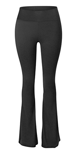 SATINA High Waisted Flare Leggings for Women - Yoga Pants for Women - Buttery Soft Bell Bottom Palazzo - Versatile Sizing - Image 5