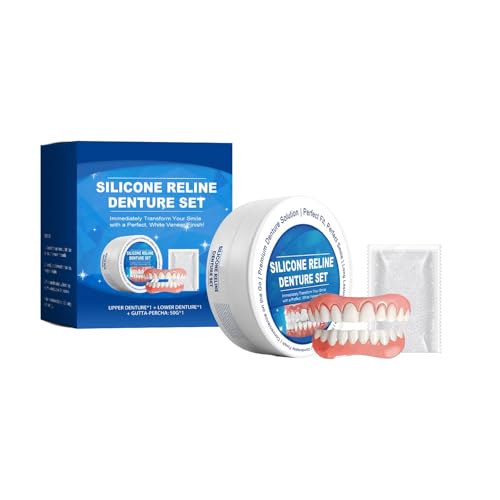 Denture Beauty Kit, Teeth Cosmetic Set For Gaps & Enhancement, Comfortable & Natural Look, Easy To Use(2PC)