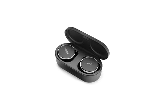 Denon PerL Pro True In-Ear Wireless Earbuds, Personalised Sound Profile, Noise Cancelling Earphones, Water Resistant, Built-in Microphones, Long Battery Life - Black - 3
