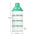 Accmor Formula Dispenser On The Go, 4 Compartments Stackable Formula Container for Travel, Baby Milk Powder Kids Snack Container, BPA Free ﻿