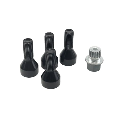 Wheel Locks Lug Bolts Kit Fits for BMW 128i 135i 318is 320i 328i 330i 550i