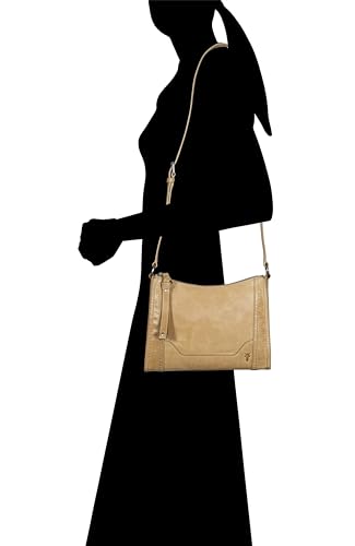 Image of Frye Women's Melissa Zip Crossbody Bag, Stylish Handbag with Adjustable Strap & Pockets